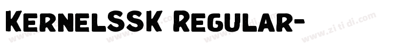 KernelSSK Regular字体转换 KernelSSK Regular字体转换